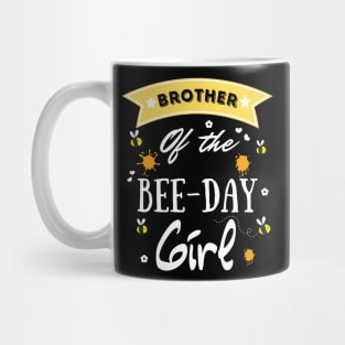 Brother Of The Bee Day Girl, Cute Bee Day Family Party Mug